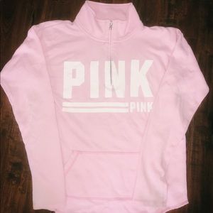 Pink quarter zip sweatshirt!